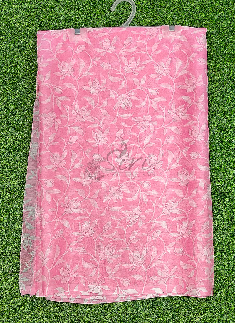 High Quality Garden Vareli Printed Nara Chiffon Saree