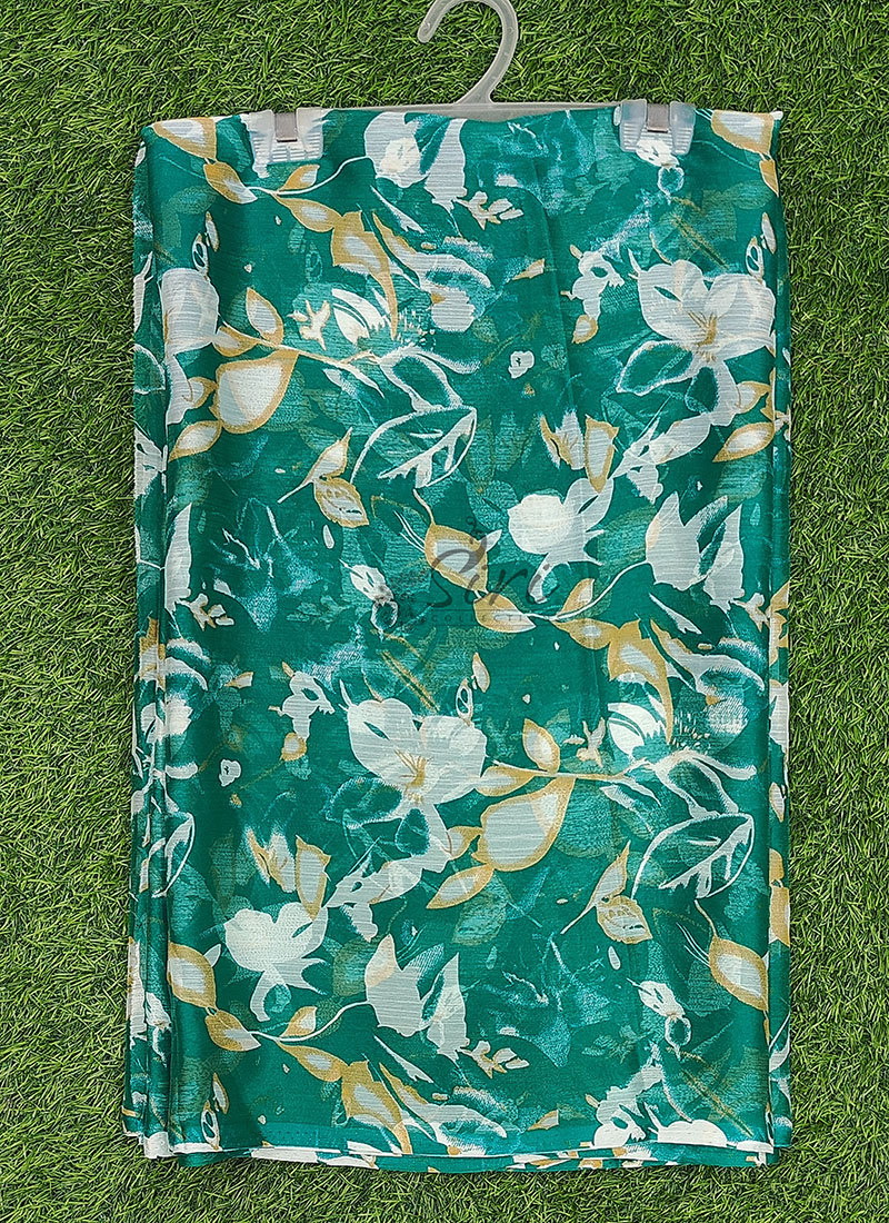 Latest Garden Vareli Printed Nara Chiffon Saree