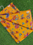 Latest Garden Vareli Printed Nara Chiffon Saree