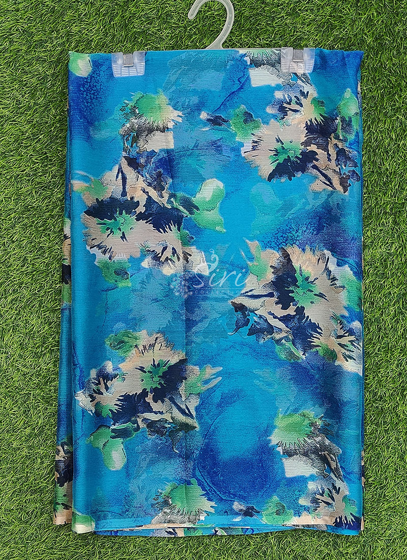 Latest Garden Vareli Printed Nara Chiffon Saree