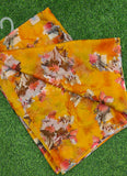 Latest Garden Vareli Printed Nara Chiffon Saree