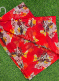 Latest Garden Vareli Printed Nara Chiffon Saree