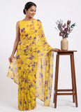 Latest Garden Vareli Printed Nara Chiffon Saree
