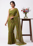 Latest Garden Vareli Printed Nara Chiffon Saree