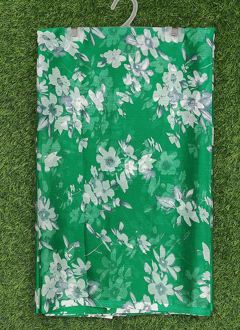Latest Garden Vareli Printed Nara Chiffon Saree