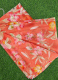 Latest Garden Vareli Printed Nara Chiffon Saree