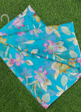 Latest Garden Vareli Printed Nara Chiffon Saree