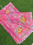 Latest Garden Vareli Printed Nara Chiffon Saree