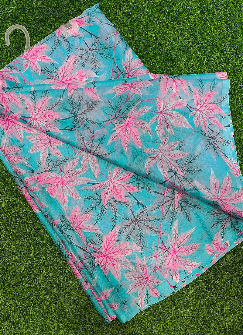 Lightweight Garden Vareli Nara Chiffon Saree