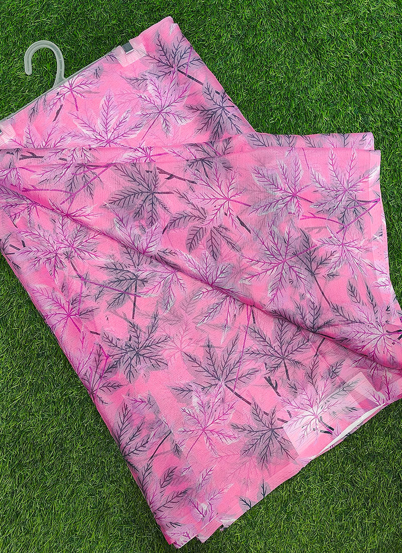Lightweight Garden Vareli Nara Chiffon Saree