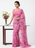Lightweight Garden Vareli Nara Chiffon Saree
