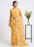 Authentic Garden Vareli Nara Chiffon Saree