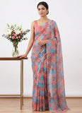 Lightweight Garden Vareli Nara Chiffon Saree