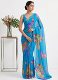 Authentic Garden Vareli Nara Chiffon Saree