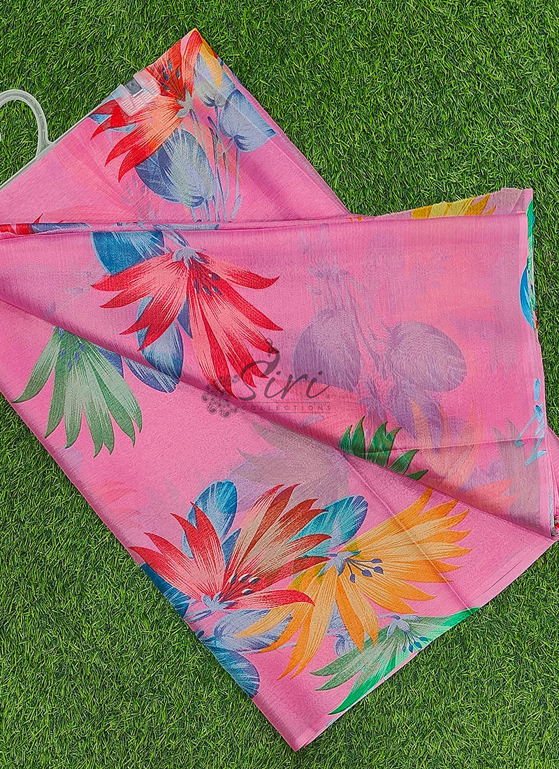 Authentic Garden Vareli Nara Chiffon Saree