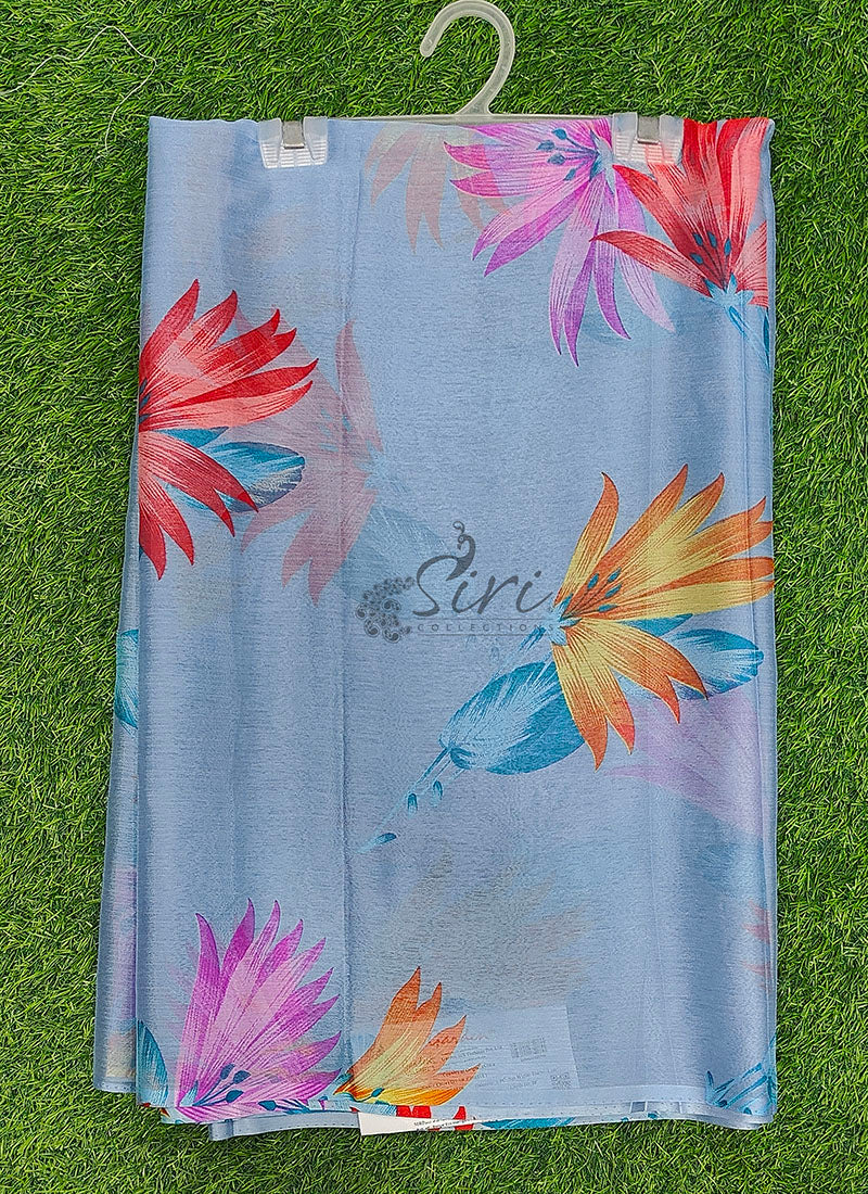 Authentic Garden Vareli Nara Chiffon Saree