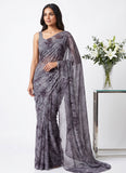 Latest Light Weight Garden Vareli Nara Chiffon Saree