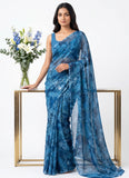 Latest Light Weight Garden Vareli Nara Chiffon Saree