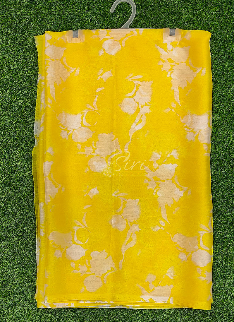 Latest Light Weight Garden Vareli Nara Chiffon Saree