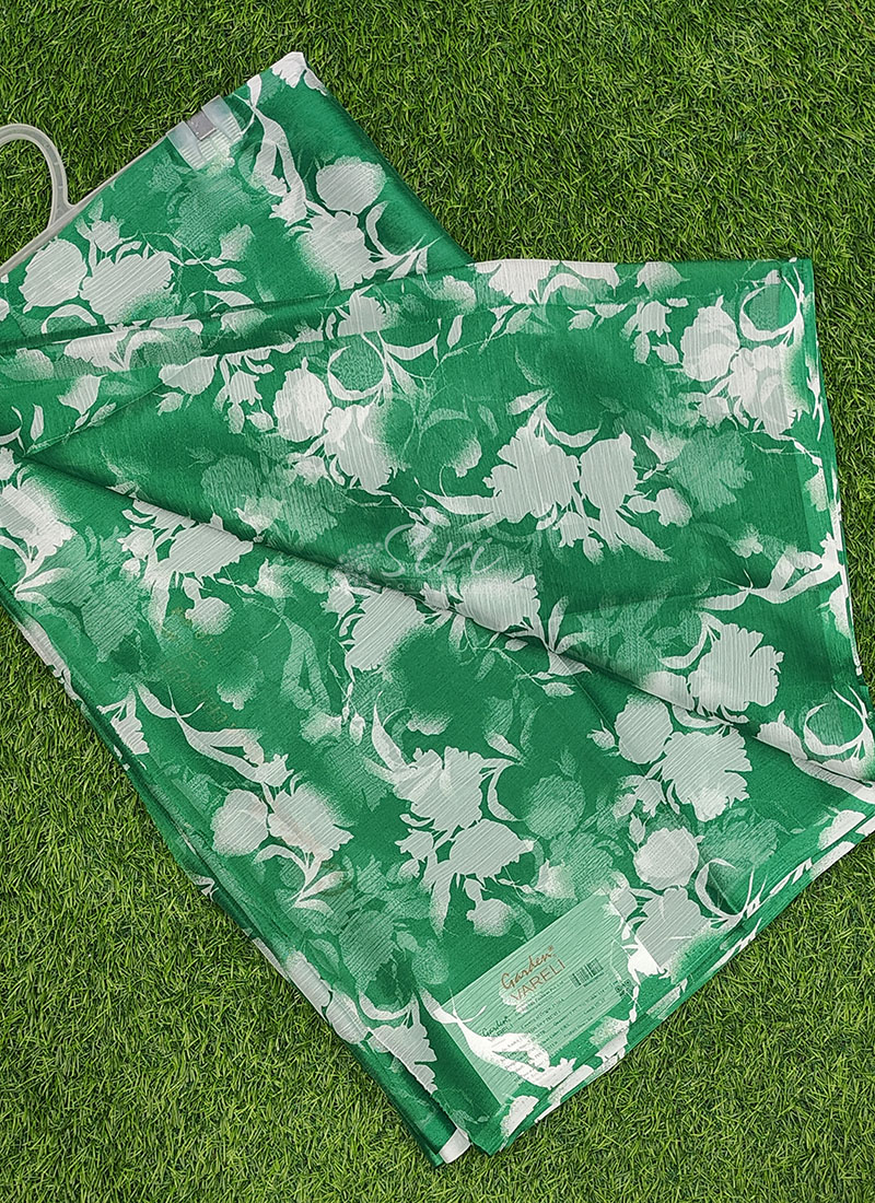 Latest Light Weight Garden Vareli Nara Chiffon Saree