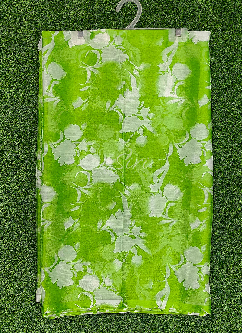 Latest Light Weight Garden Vareli Nara Chiffon Saree