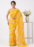 Latest Light Weight Garden Vareli Nara Chiffon Saree