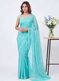 Latest Light Weight Garden Vareli Nara Chiffon Saree