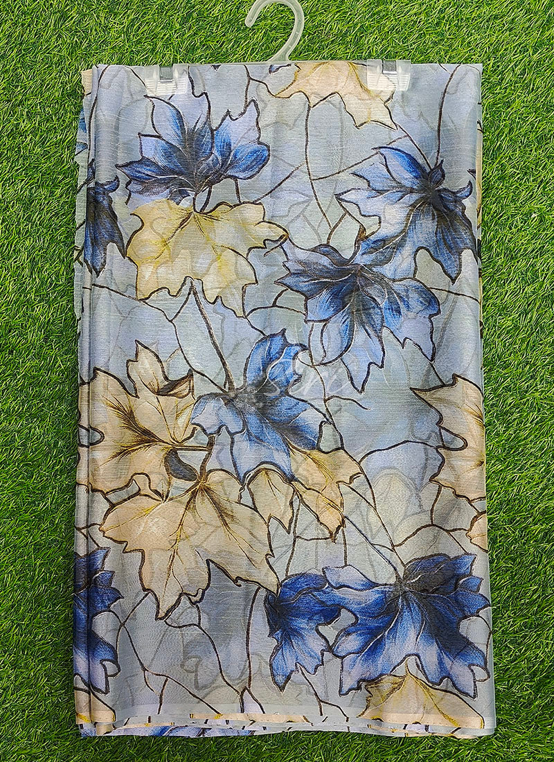 Latest Light Weight Garden Vareli Nara Chiffon Saree