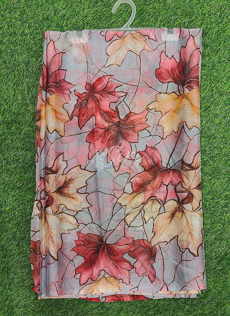 Latest Light Weight Garden Vareli Nara Chiffon Saree
