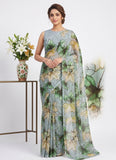 Latest Light Weight Garden Vareli Nara Chiffon Saree