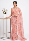 Latest Light Weight Garden Vareli Nara Chiffon Saree