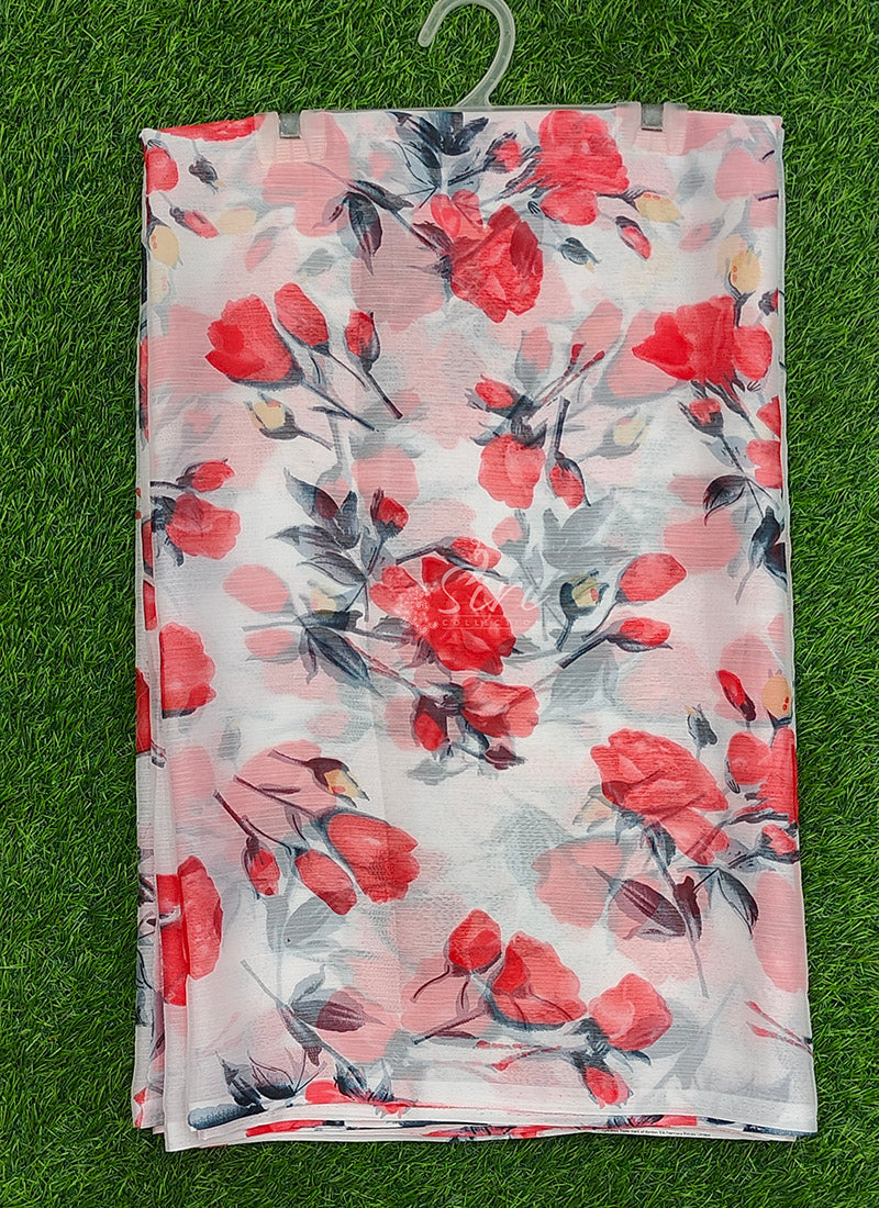 Latest Authentic Garden Vareli Nara Chiffon Saree