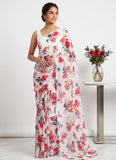 Latest Authentic Garden Vareli Nara Chiffon Saree