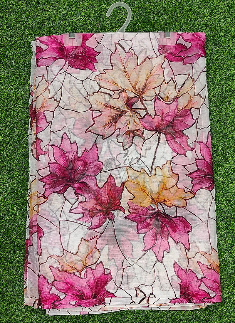 Latest Authentic Garden Vareli Nara Chiffon Saree