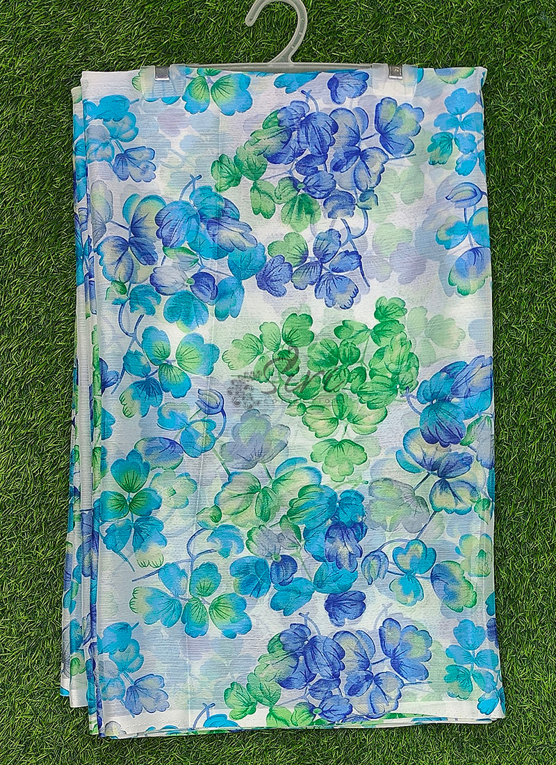 Latest Authentic Garden Vareli Nara Chiffon Saree