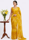 Latest Authentic Garden Vareli Nara Chiffon Saree