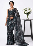 Latest Authentic Garden Vareli Nara Chiffon Saree