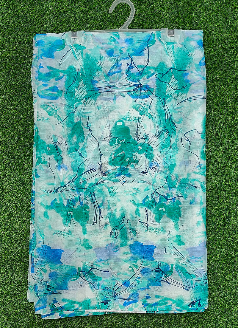 Latest Authentic Garden Vareli Nara Chiffon Saree