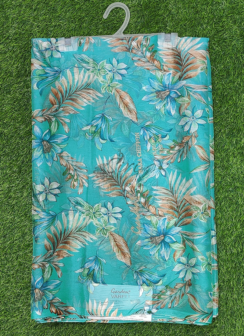Latest Authentic Garden Vareli Nara Chiffon Saree