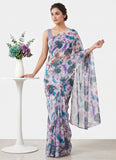 Latest Authentic Garden Vareli Nara Chiffon Saree