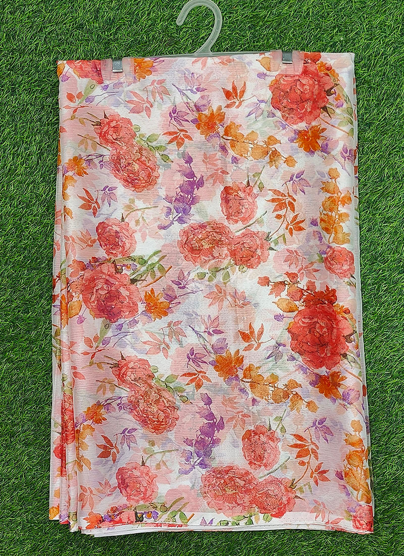 Latest Authentic Garden Vareli Nara Chiffon Saree