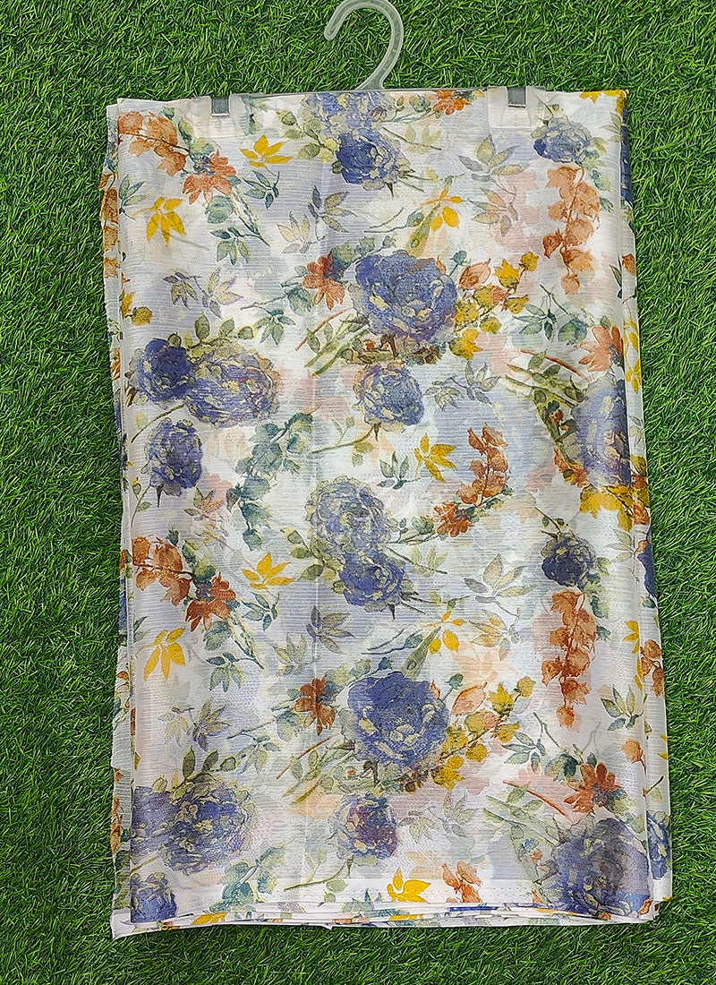 Latest Authentic Garden Vareli Nara Chiffon Saree
