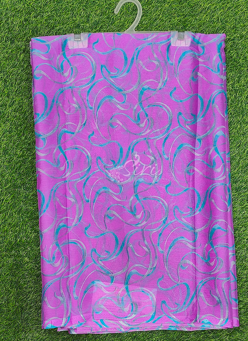 Latest Beautiful Garden Vareli Nara Chiffon Saree