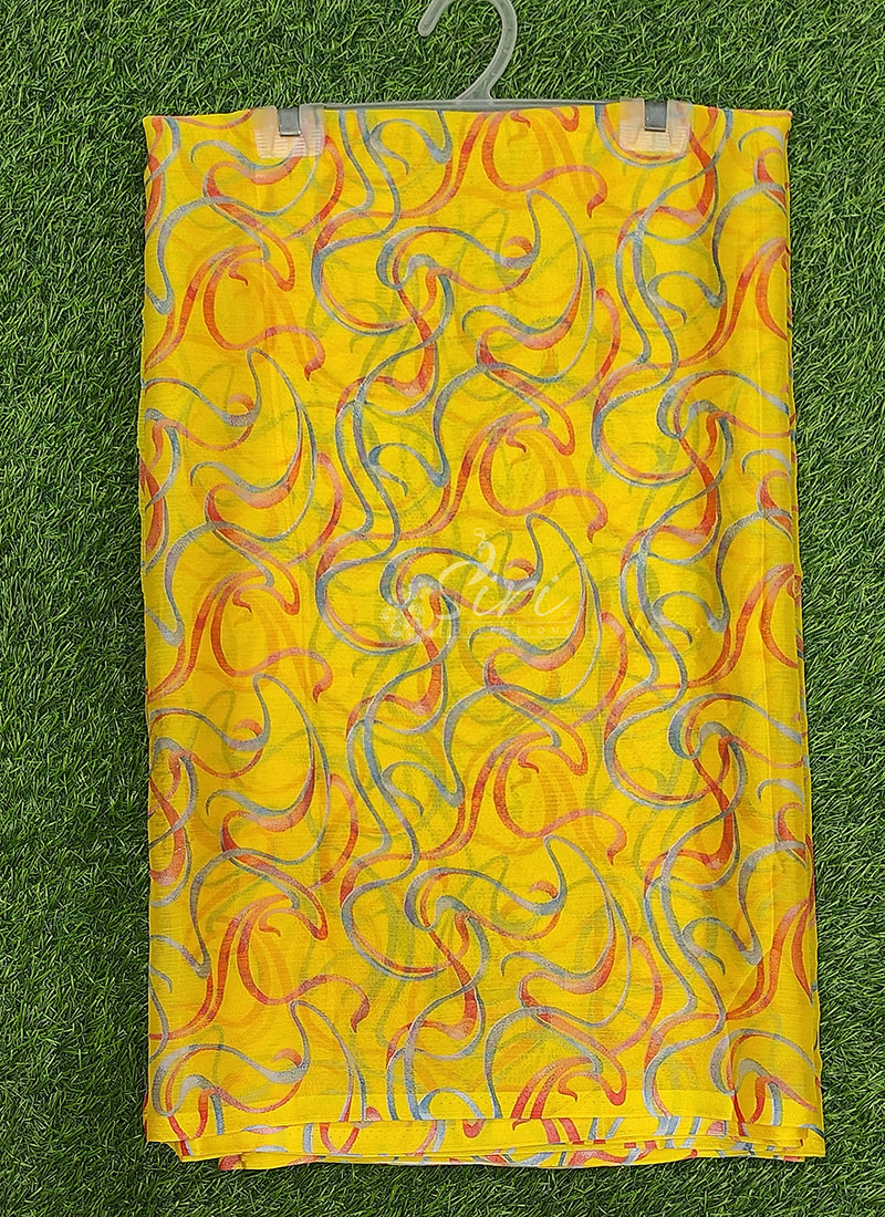 Latest Beautiful Garden Vareli Nara Chiffon Saree