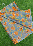 Latest Beautiful Garden Vareli Nara Chiffon Saree