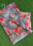 Latest Beautiful Garden Vareli Nara Chiffon Saree without Blouse