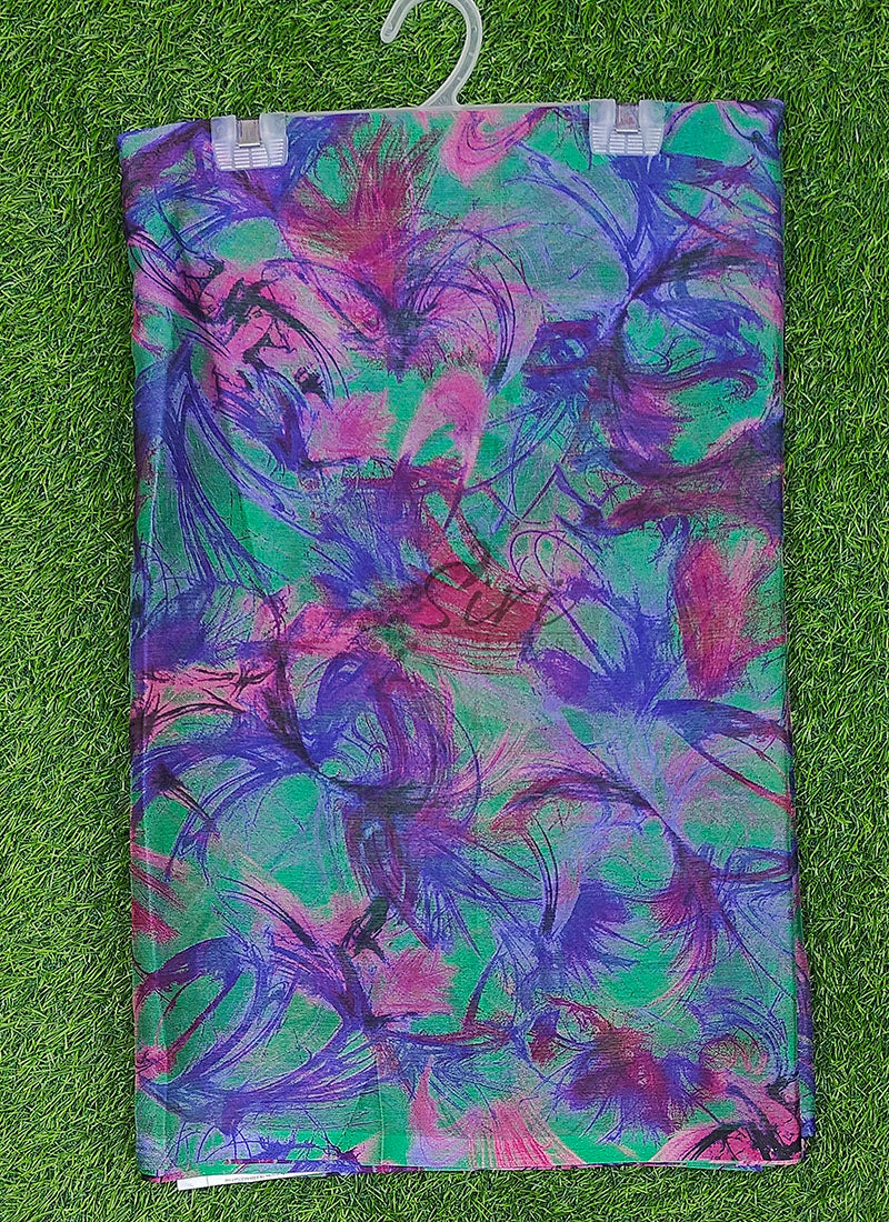 Latest Beautiful Garden Vareli Nara Chiffon Saree without Blouse