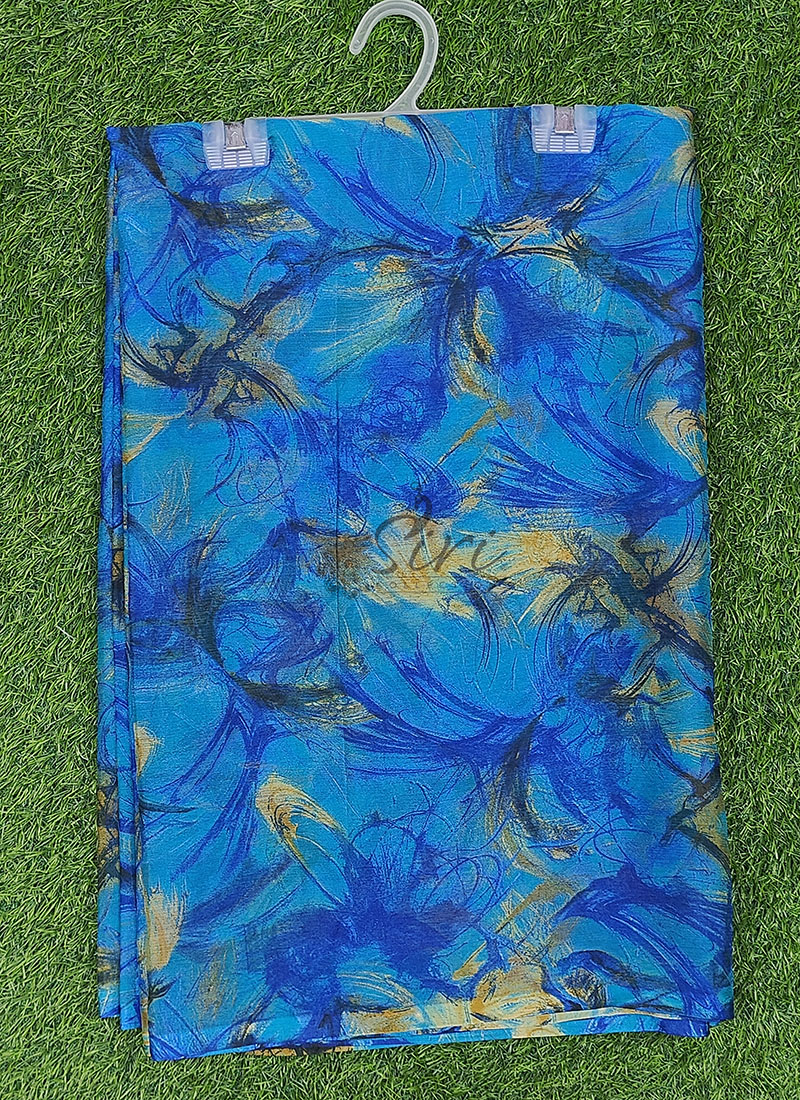 Latest Beautiful Garden Vareli Nara Chiffon Saree without Blouse