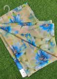 Latest Beautiful Garden Vareli Nara Chiffon Saree without Blouse