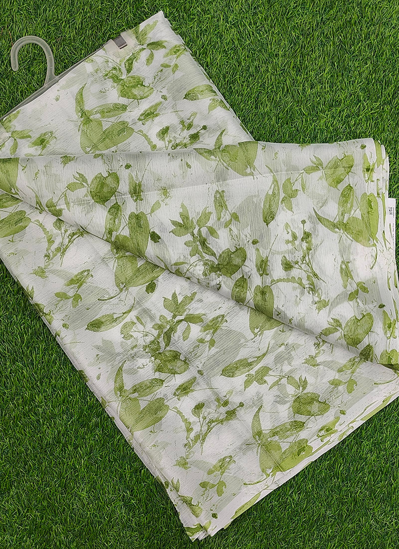 Latest Beautiful Garden Vareli Nara Chiffon Saree without Blouse